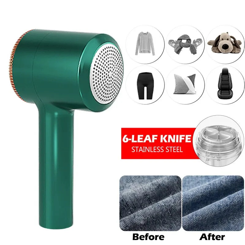 Lint Remover For Clothes Usb Electric Rechargeable Hair Ball Trimmer Fuzz Clothes Sweater Shaver Reels Removal Device Beauty World Shop