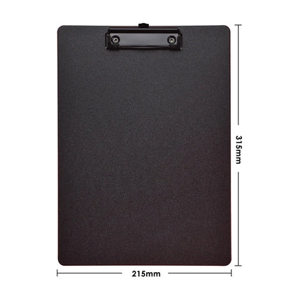 A4 File Folder Clipboard Writing Pad Memo Clip Board Clips Test Paper Storage Organizer School Supplies Office Stationary Beauty World Shop
