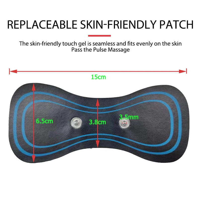 Gel Pads for EMS Neck Massager Trainer Hip Exerciser Replacement Body Massager Patch Muscle Stimulator Sticker Gels Accessories Beauty World Shop