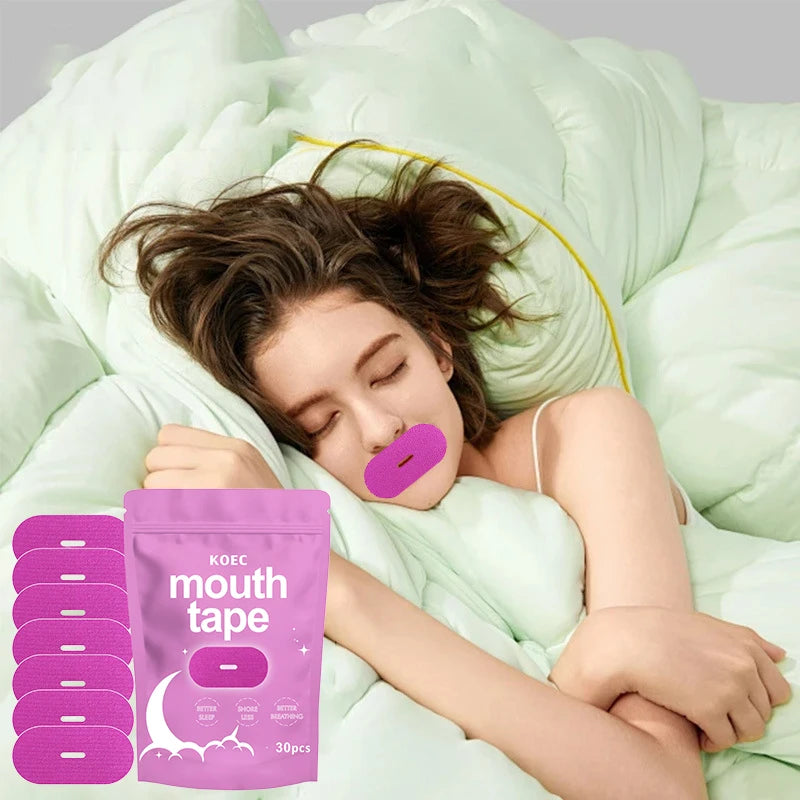Stop Snoring Patch Nose Breathing Correction Improve Sleeping Promoting Better Breath Portable Night Sleep Mouth Orthosis Tape Beauty World Shop