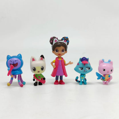 Gabby's Dollhouse Action Figure Toys Cute Doll Collection Cartoon Model Beauty World Shop
