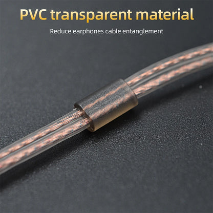 KZ Headphone Cable High-Purity Copper Cube Mixed Upgrade Cable Earphone Wire Original Wire