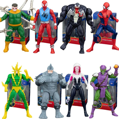 ZD Avengers Super Hero Iron Man Spiderman Gwen Action Figure Collectable Model Desktop Ornaments Toys Children Birthday Gifts Beauty World Shop