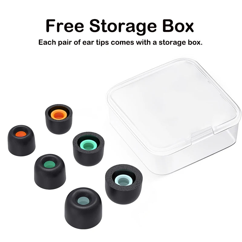 Replacement Memory Foam Ear Tips Cushion Earbuds For Sony WF-1000XM5 WF-1000XM4 WF-1000XM3 Eartips Anti Slip Earphone Earplugs