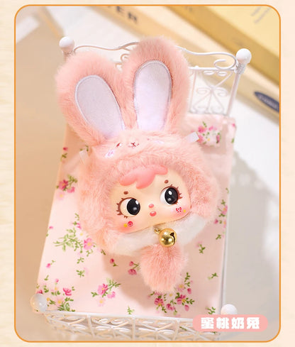 Samuel Mini Wealth Rabbit Blind Box Series Plush Toys Kawaii Backpack Doll Pendant Desktop Ornament Mystery Box Peripheral Gifts Beauty World Shop