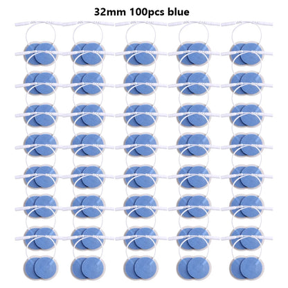 32mmNon-woven Fabric Self Adhesive Replacement Massage Patch Tens EMS Electrodes Pads for Muscle Electrostimulator Body Massager Beauty World Shop