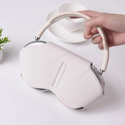 Luxury PU Headphones Cover For AirPods Max Case Anti-scratch Waterproof Protective Headset Cases For Apple AirPods Max Shell