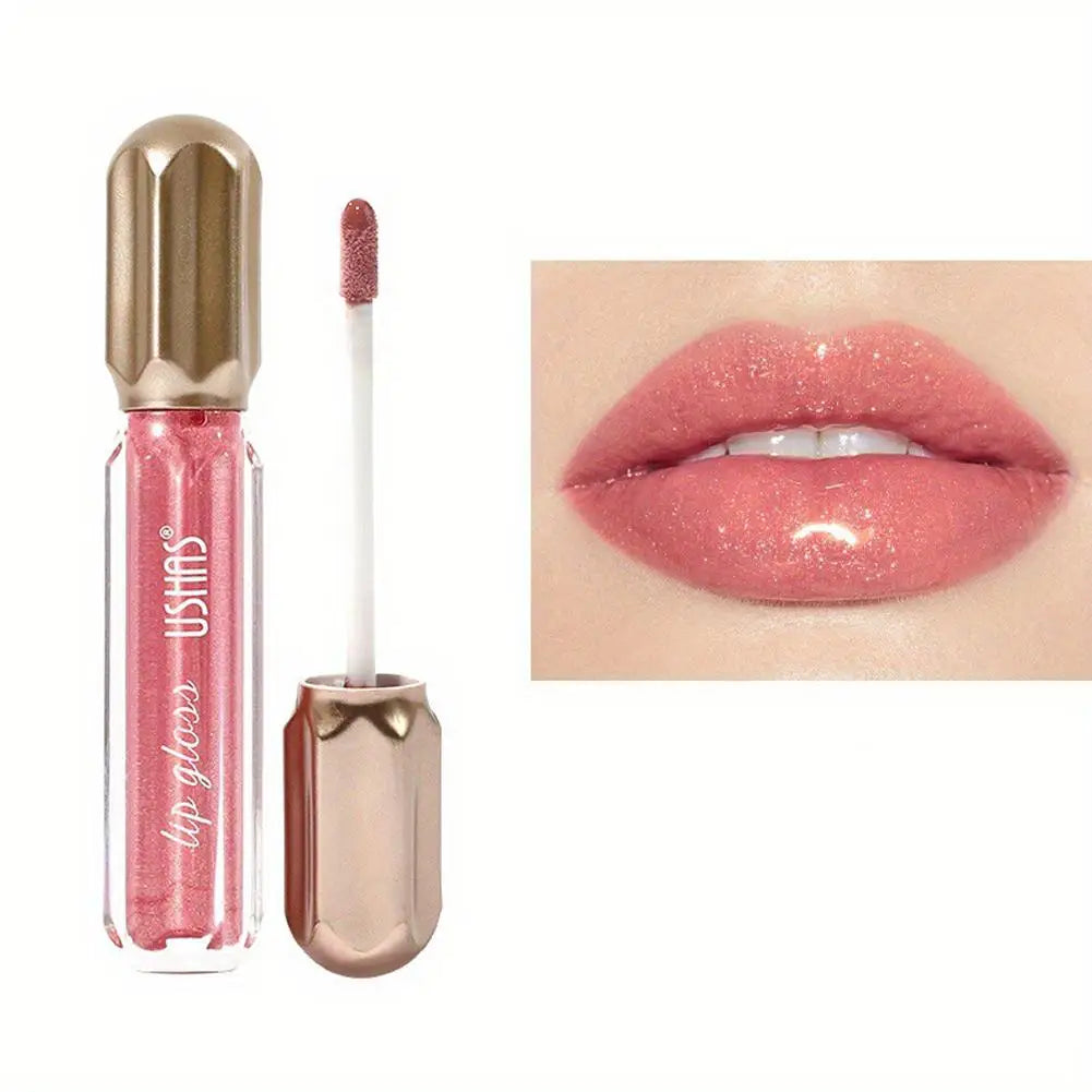 Mirror Pearl Lip Gloss Waterproof Long Lasting Moisturizing Lipstick Shine Glitter Lip Gloss Women Makeup Cosmetic Beauty World Shop