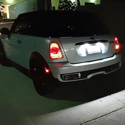 2pcs Mini LED license plate lights, suitable for Mini Cooper R56, R57, R58, R59,6500k Beauty World Shop