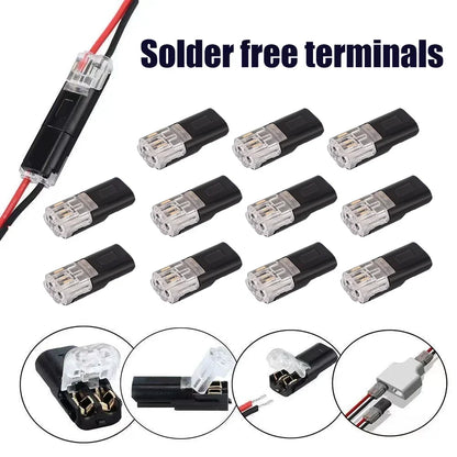 2 Pin Way Plug Waterproof Electrical Connector Car Wire Cable Automotive Electrical Connector Strip Terminal Connection NEW Beauty World Shop
