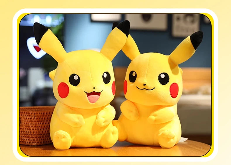 Pokemon Kawaii Pikachu Cute Stuffed Toys High-Quality Anime Throw Pillow Birthday Christmas Gift for Children Friends Boys Girls Beauty World Shop