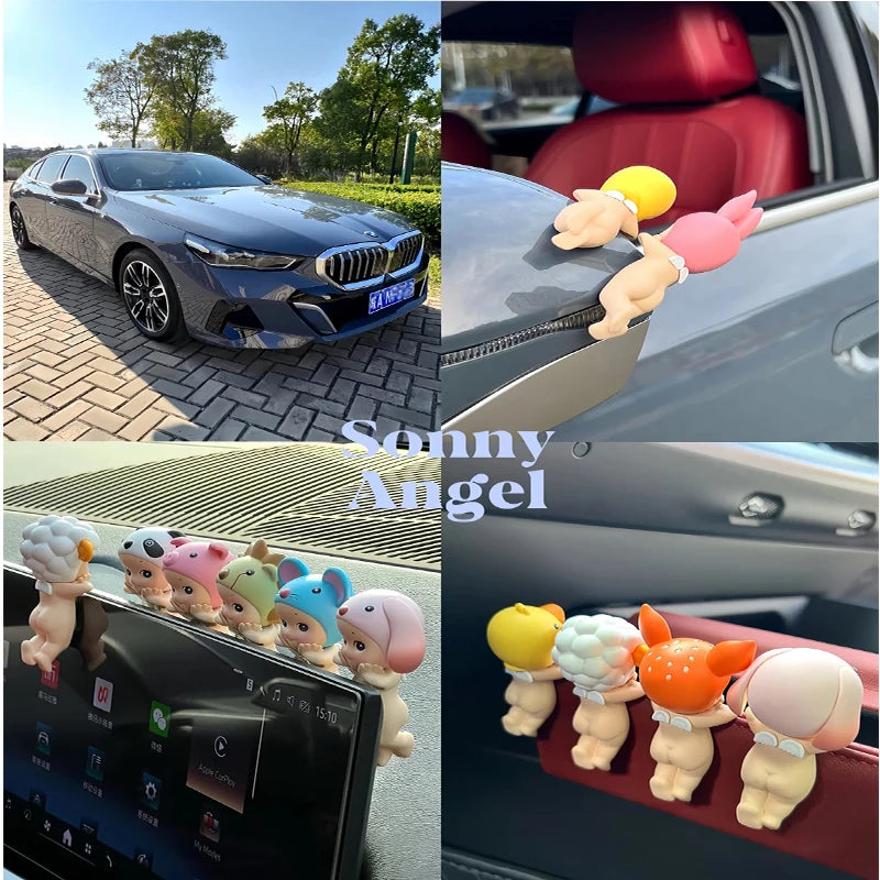 Genuine Sonny Angel Lying Down Hippers Action Figures Cute Mysterious Surprise Toy Anime Model Doll Children Christmas Fan Gifts Beauty World Shop