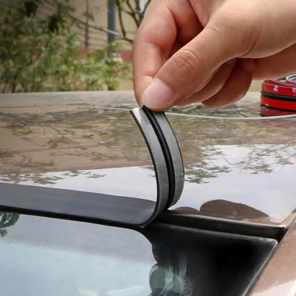 Car Seals Edge Sealing Strips Rubber Auto Roof Windshield Car Sealant Protector Strip Window Seals Noise Insulation Soundproof Beauty World Shop
