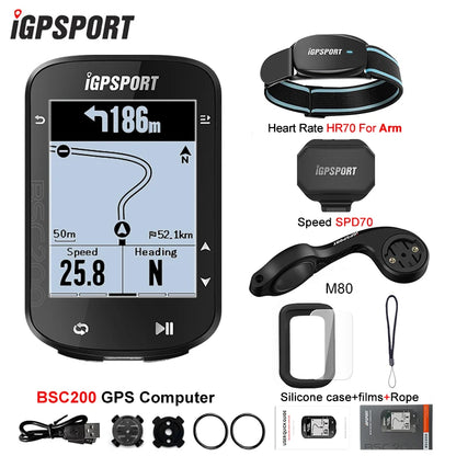 IGPSPORT BSC200 GPS Cycle bike Computer Wireless Speedometer Bicycle Digital ANT+ Route Navigation Stopwatch Cycling Odometer Beauty World Shop