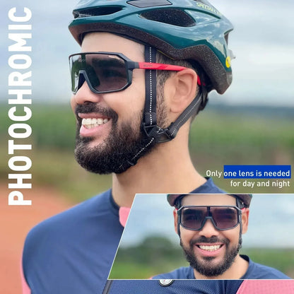 Cycling Glasses Photochromic Sunglasses Men Women Mountain Bike Road Eyewear New Bicycle Riding Outdoor Sports Hiking Goggles Beauty World Shop