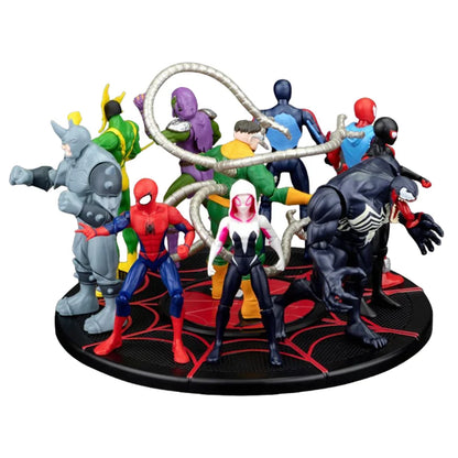 ZD Avengers Super Hero Iron Man Spiderman Gwen Action Figure Collectable Model Desktop Ornaments Toys Children Birthday Gifts Beauty World Shop