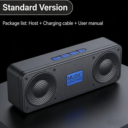 S18 Bluetooth Speaker W/ Subwoofer, FM Radio, 20H Battery, Waterproof, Stereo for Phone/PC Outdoor Beauty World Shop