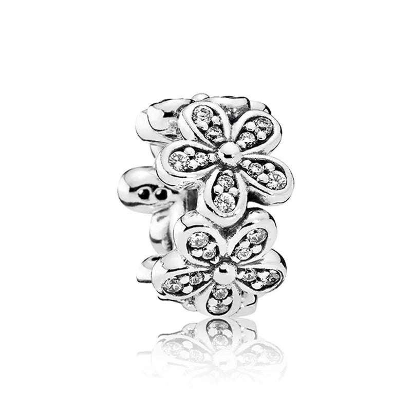 2025 New S925 Silver Spring Ball Bear Cross Pendant Suitable for Original Bracelets DIY Accessories Women's Charm Jewelry Gifts Beauty World Shop