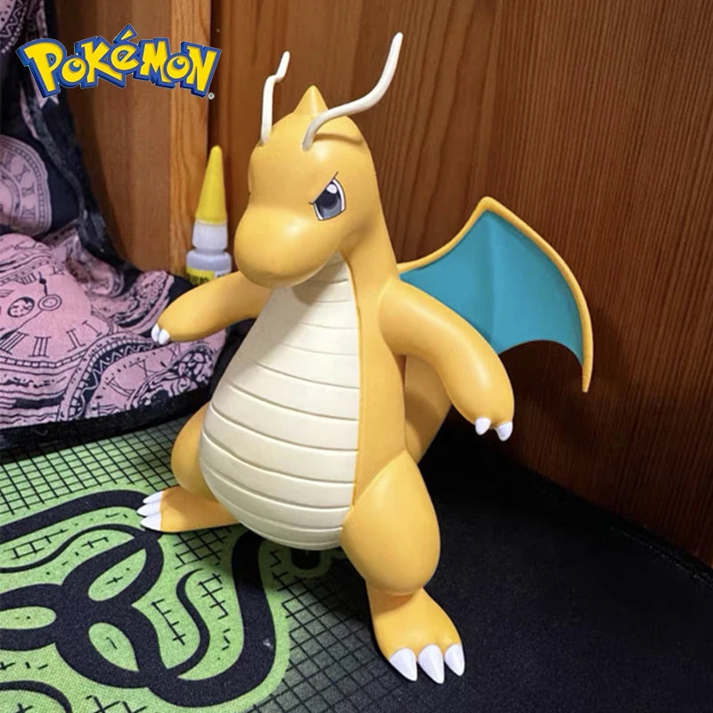 Pokeman Anime Figure Dragonite Figures 12cm PVC Statue Figurine Model Collection Desktop Decoration Children Birthday Toy Gifts Beauty World Shop