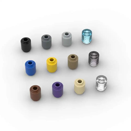 MOC 10PCS 3062 Round 1x1 Building Blocks High-Tech 30068 House Castle Bricks Educational Particle Toys Children Birthday Gifts Beauty World Shop