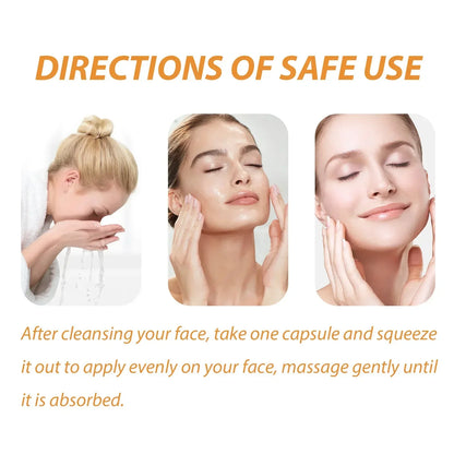 50Pcs Collagen Face Care Capsules Serum Spot Acne Wrinkle Remover Firming Whitening Hyaluronic Acid Essence Skin Care New style Beauty Trend Shop