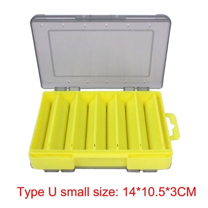 Shrimp Fishing Box Fishing Accessories Box Squid Jig Box Tackle Double Side Folio U Size Wooden Plastic Case for Fish Beauty World Shop