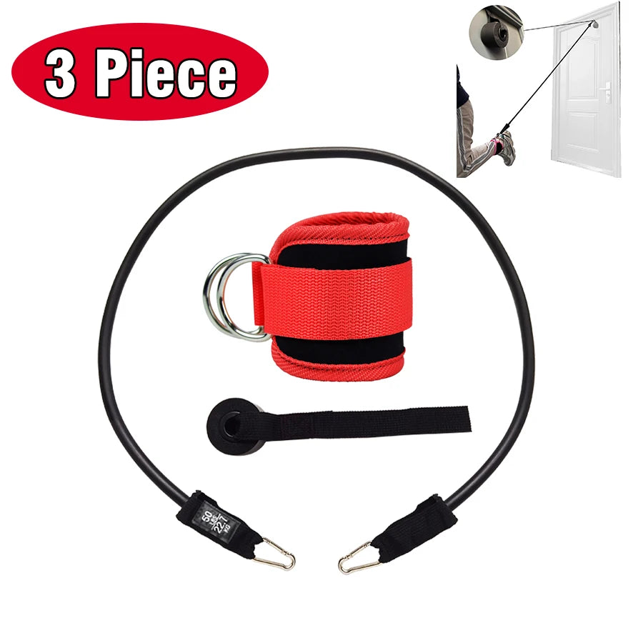 Fitness Ankle Straps Adjustable D-Ring Support Cuffs Gym Leg Strength Workouts Pulley With Buckle Sports Guard Safety Abductors Beauty World Shop