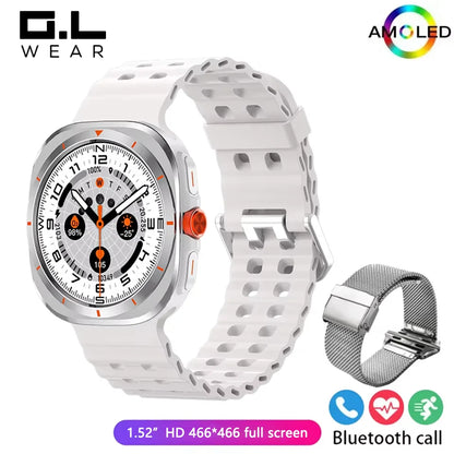 G.L Wear 2025 New Smartwatch for Men Heart Rate Monitoring Bluetooth Calling Fitness Tracking Pedometer Men's Smartwatch Beauty World Shop