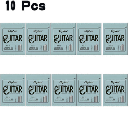 Orphee 1/5/10 Pcs Electric Guitar Strings Set RX Series Hexagonal Carbon Steel 6 String for Electric Guitar Accessories&Parts Beauty World Shop