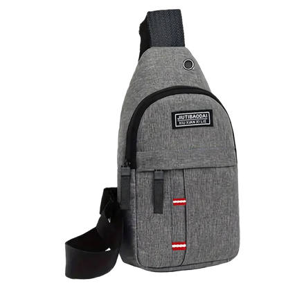 Men's and women's adjustable breast pockets, single-shoulder diagonal cross Oxford fabric breast pockets Beauty Fashion