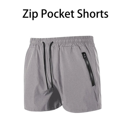 Mens Swim Trunks with Zipper Pockets Mesh Liner Summer Beach Board Shorts Quick Dry Swimming Bathing Suit Swimsuit Swimwear Beauty World Shop