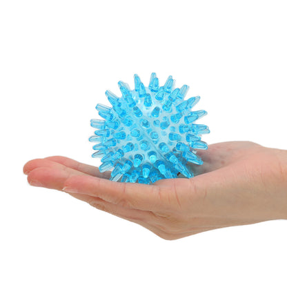 Spiky Ball Hollow Soft Transparent Strength Recovery Exercise Stress Relief Massage Ball for Hand Wrist Beauty World Shop