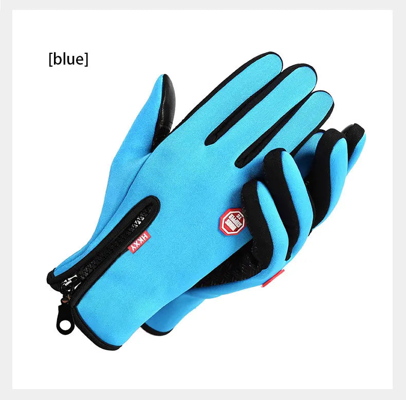 Winter Men's And Women's Warm Gloves, Waterproof And Skin Friendly Touch Screen, Suitable For Cycling And Skiing Beauty World Shop