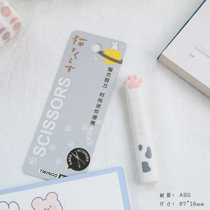 4Style Portable Folding Cat's Paw Scissors Stainless Steel Art Tool Multi-Function Pen-Shaped Scissors for Handbooks  Office Use Beauty World Shop