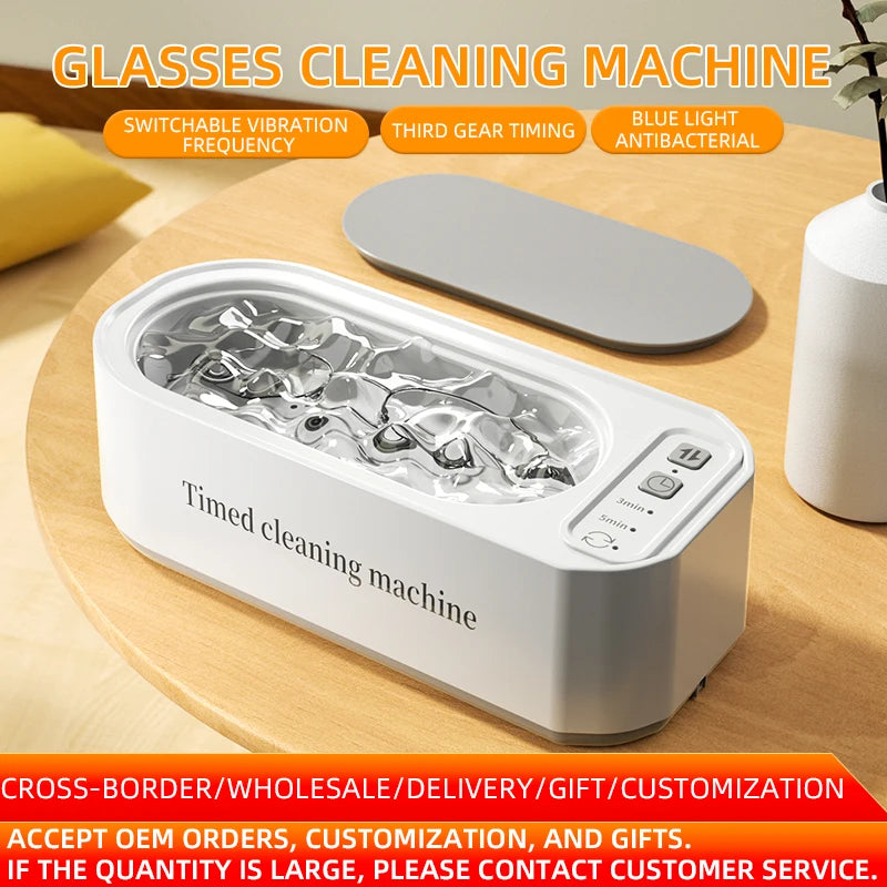 250mAh Ultrasonic Glasses Cleaning Machine Ultrasound Timed Jewelry Toothbrush High Frequency Ultrasonic Cleaner Bath 2026 Beauty World Shop