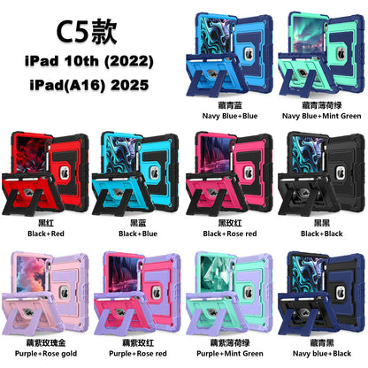 Tablet Protective Case C5 Models Are Suitable for iPad A16 11Th (2025)/Ipad 10Th 10.9 (2022) with Stand 10 Colors Available Beauty World Shop