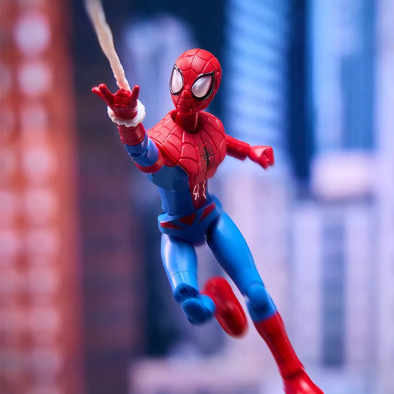 BLOKEES Spider-Man Gwen Stacy Venom‌ Doctor Octopus Miles Morales Symbiote Spider-Man Anime Figure Model Blind Box Toys Gifts Beauty World Shop