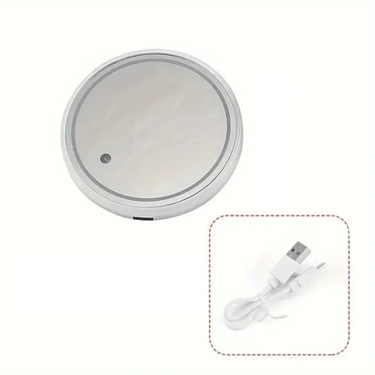 7 Colors Car Coasters Cup Holder LED Light Mats Bottle Light Sensor Atmosphere Interior Accessories Universal Beauty World Shop