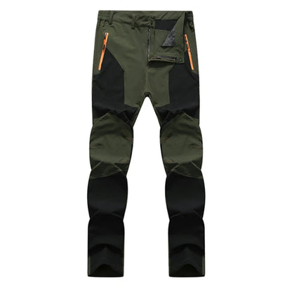 TRVLWEGO Men Summer Hiking Pants Wear-resistant Water Splash Prevention Quick Dry UV Proof Elastic Thin Camping Trousers Beauty World Shop