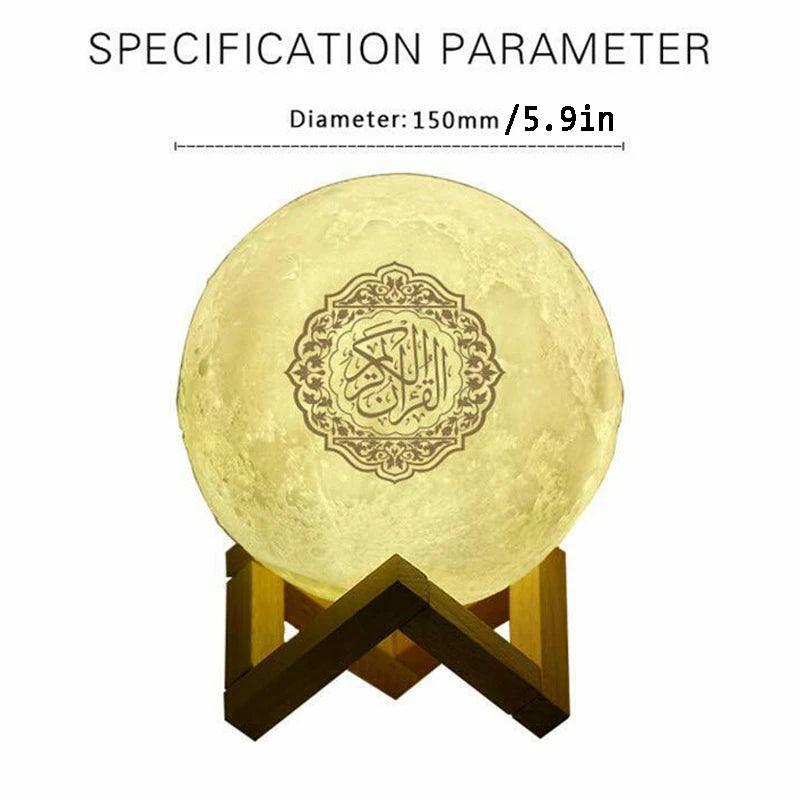 Holy Mini Bright Muslim Night Light Quran Lamp Box Koran Gift Azan Wireless Bluetooth Speaker Sound Portable Blutooth Music Home