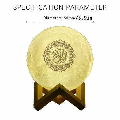 Holy Mini Bright Muslim Night Light Quran Lamp Box Koran Gift Azan Wireless Bluetooth Speaker Sound Portable Blutooth Music Home