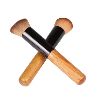 1Pc Foundation Makeup Brush Professional Cosmetic Beauty Make Up Tools Kabuki Powder Blush Foundation Flat Top Brush Beauty World Shop