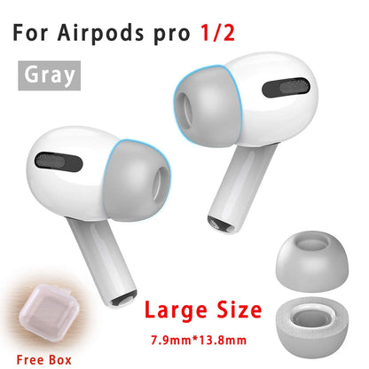 For Airpods Pro 2 Memory Foam Tips Eartips Cover S M L Size For Apple Air Pod Pods Pro 1 Ear Tips Anti Noise Ear Plugs Earbud
