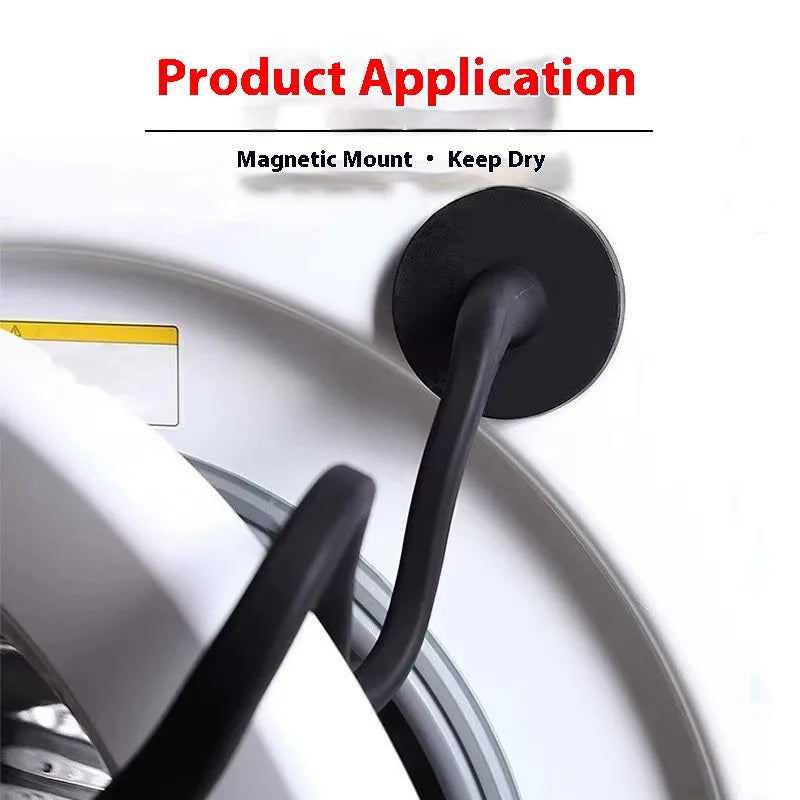 HOMEFISH Flexible Silicone Washer & Dryer Door Prop Easy-to-Use Bendable Sturdy Stopper for Odor-Free Appliances Beauty World Shop