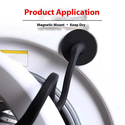 HOMEFISH Flexible Silicone Washer & Dryer Door Prop Easy-to-Use Bendable Sturdy Stopper for Odor-Free Appliances Beauty World Shop