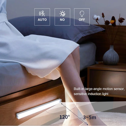 Wireless LED Cabinet Light Motion Sensor Light Closet Night Lamp For Kitchen Bedroom Detector Light Cabinet Staircase Backlight Beauty World Shop
