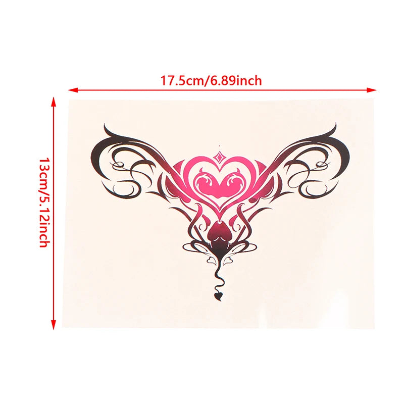 Tattoo Sex Waterproof Temporary Tattoo Wing Tattoo On Leg Arm Back Tattoos Sex Flash Tattoo Stick Fake Tattoos For Men Women Beauty World Shop