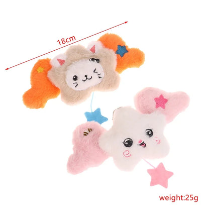 1PC Star Pendant Key Chain Doll Album Plush Pendant Doll School Bag Decoration Gifts Beauty World Shop