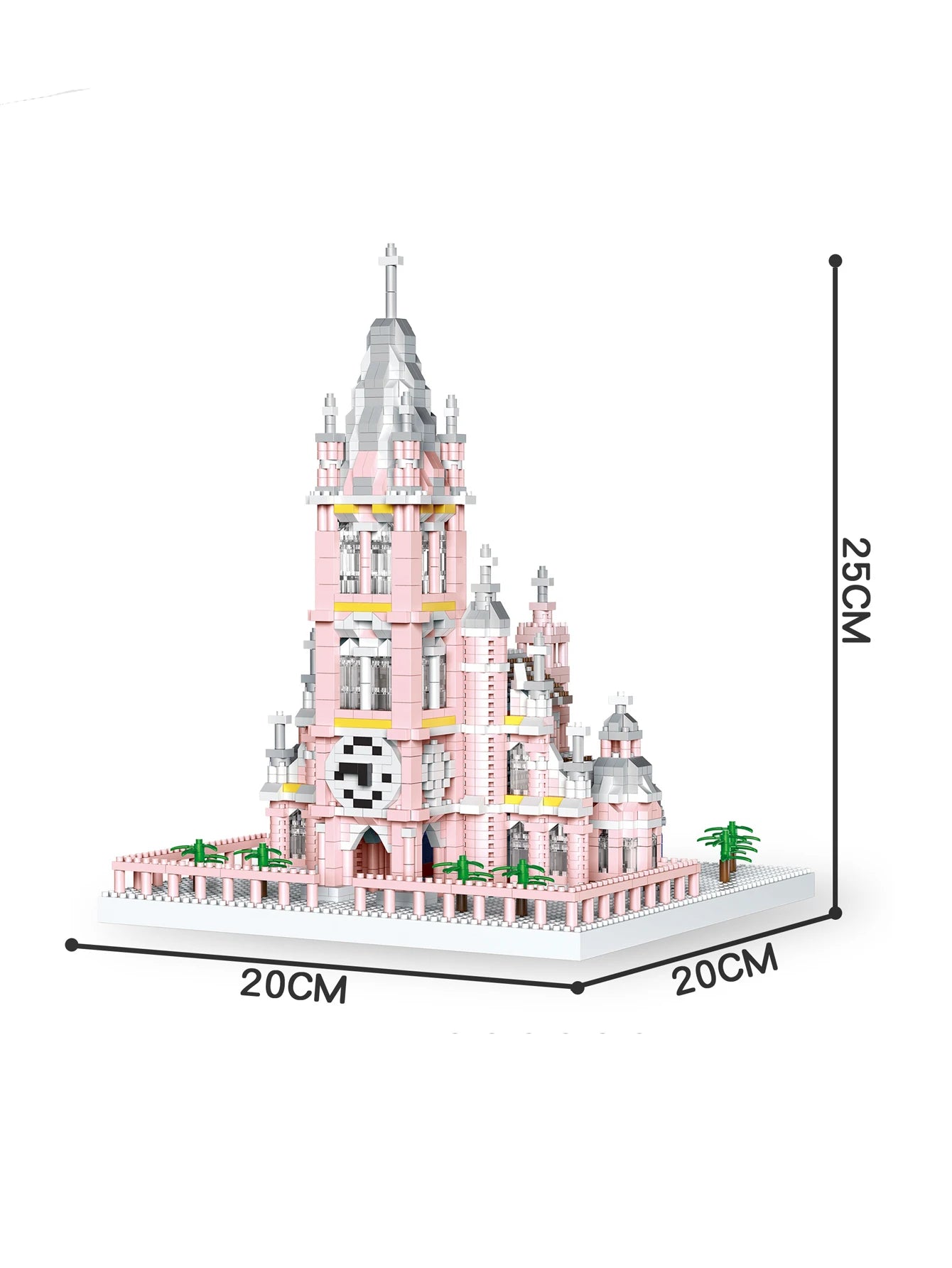 Knew Built Louvre Micro Mini Building Blocks for Adult, Architecture Toys Set, Construction, Arc Triomphe Eiffel Assembly Bricks Beauty World Shop