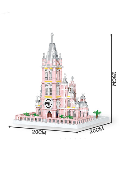 Knew Built Louvre Micro Mini Building Blocks for Adult, Architecture Toys Set, Construction, Arc Triomphe Eiffel Assembly Bricks Beauty World Shop